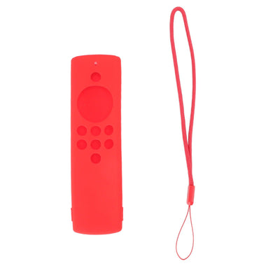Silicone Remote Protective Cover Washable Remote Control Case Shockproof Remote Protector for Fire TV Stick Lite Red