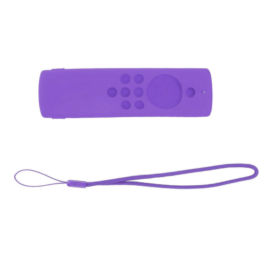 Silicone Remote Protective Cover Washable Remote Control Case Shockproof Remote Protector for Fire TV Stick Lite Purple