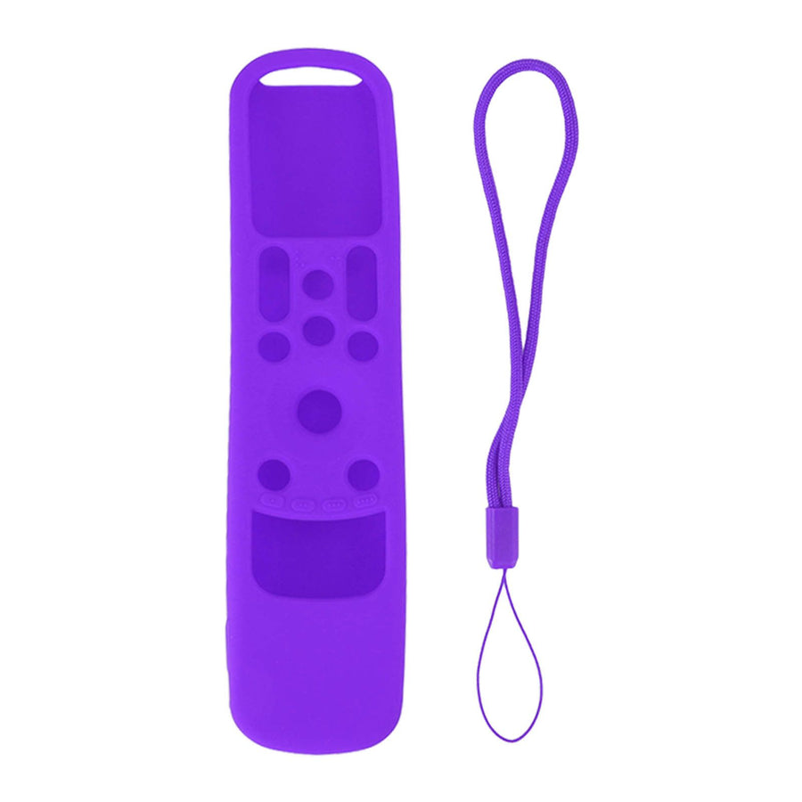 Silicone Remote Protective Cover Shockproof Protective Cover for MR21GA MR 21GC Remote Control Purple