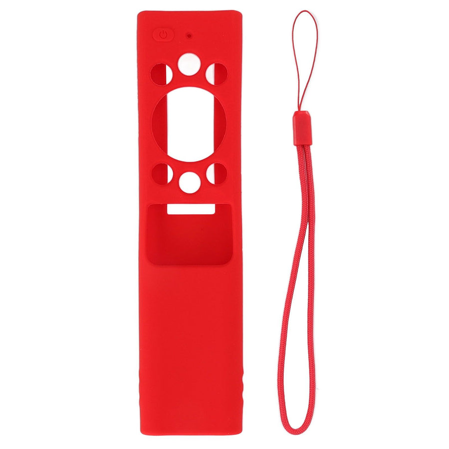 TV Remote Case Silicone Skin Friendly Anti Slip Washable Remote Protective Cover for SAMSUNG BN59 Red