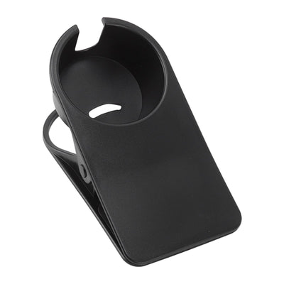 Cup Holder Clip Desk Side Glass Mug Bottle Clamp Stand Plastic for Home Office Storage Black