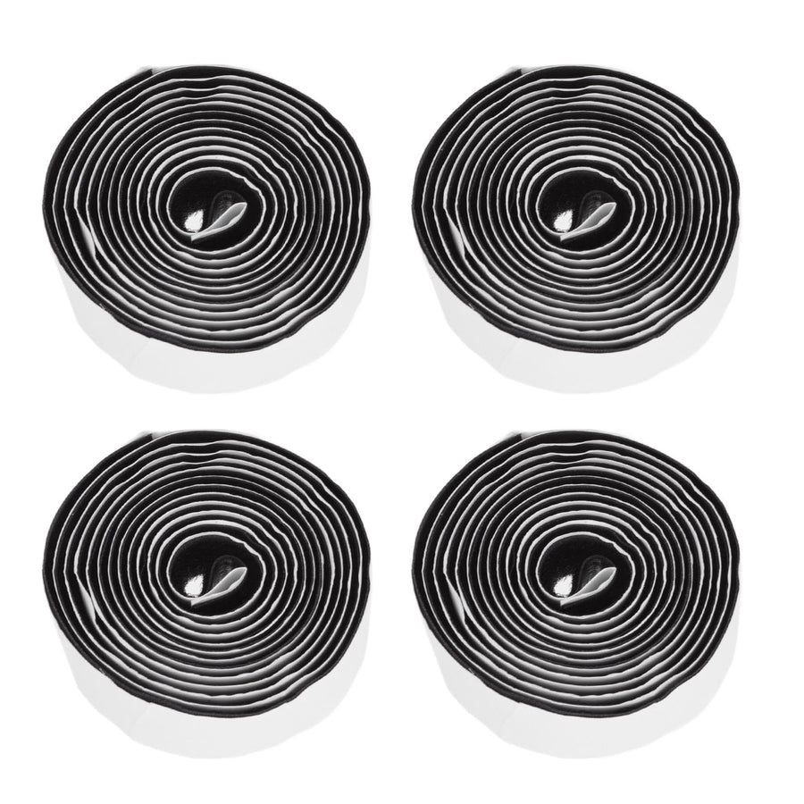 4PCS Self Adhesive Hook and Loop Tape Polyester Super Viscous Roll Sticky Back Strip for Home Storage