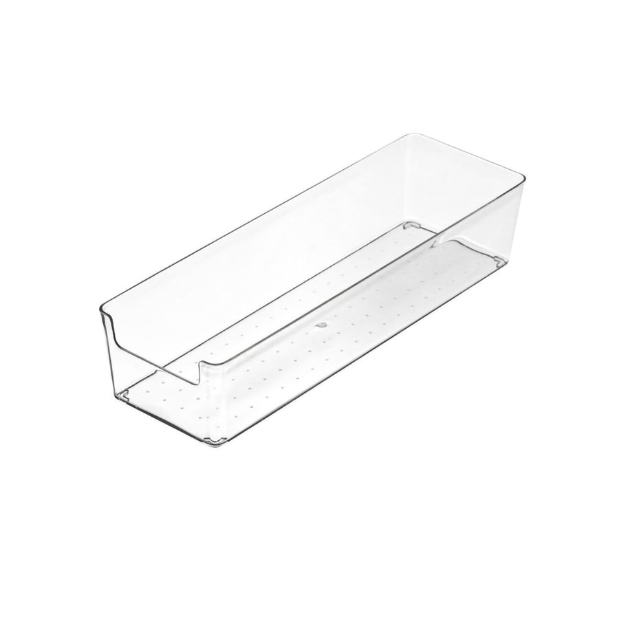 Drawer Storage Trays Durable Transparent Plastic Drawer Storage Divid Box for Kitchen Large Rectangle Box