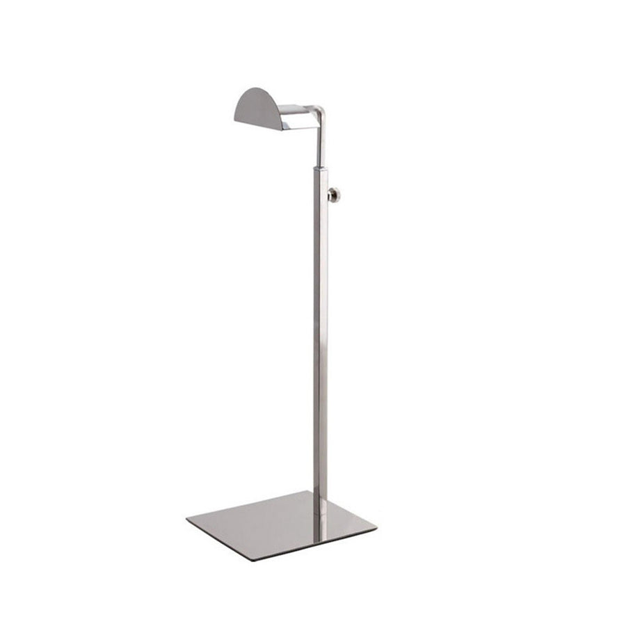 Handbag Display Stand Stainless Steel Height Adjustable Single Hook Purse Metal Holder Stand Type 1