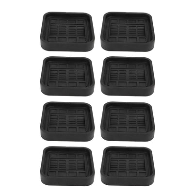 8pcs Wheel Stoppers Rubber Universal Scratch Proof Bed Sofa Caster Cups for Furniture