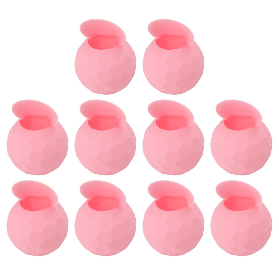 10 Pcs Reusable Water Balloons Silicone Water Balloons Self Sealing Quick Fill Summer Pool Beach Party Game Toy Pink