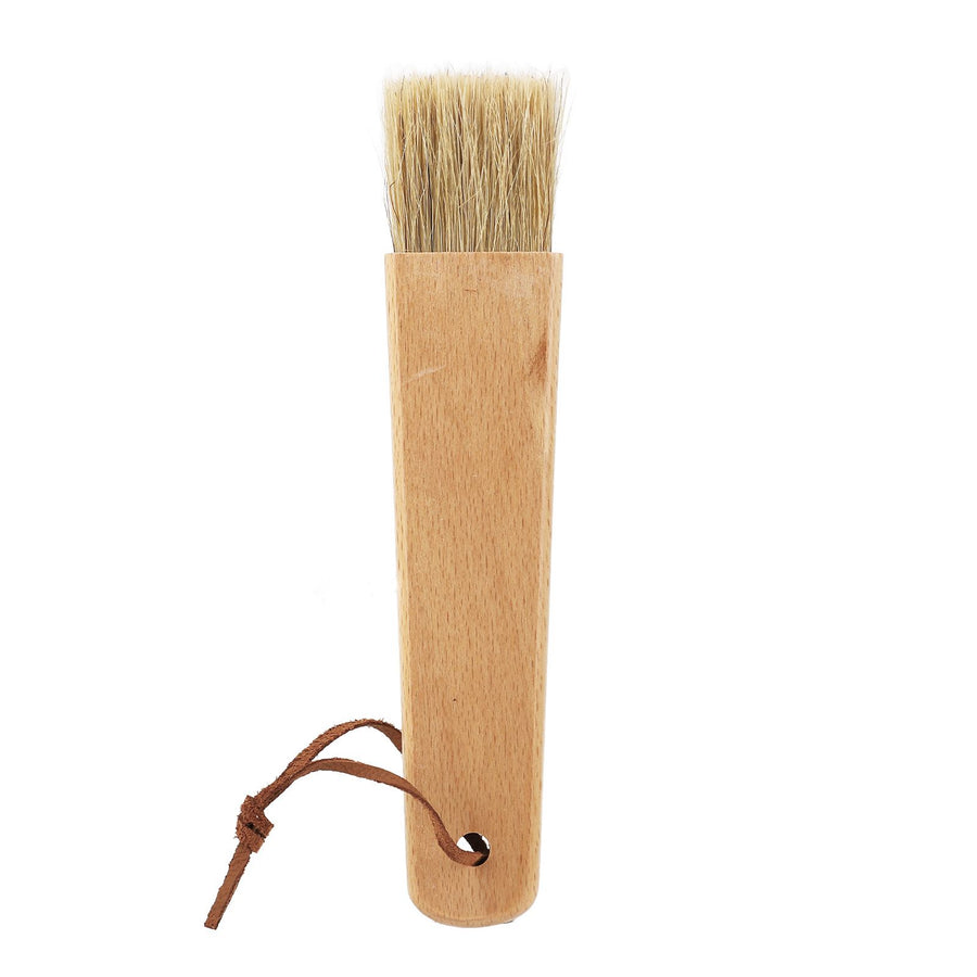 Coffee Grinder Cleaning Brush Soft Bristles Ergonomic Quick Cleaning Coffee Brush with Wooden Handle for Home Cafe Beech, Bristle