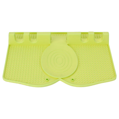 Silicone Utensil Rest Heat Resistant Non Slip Silicone Utensil Holder with Drip Pad for Kitchen Utensil Spoons Tongs Light Green