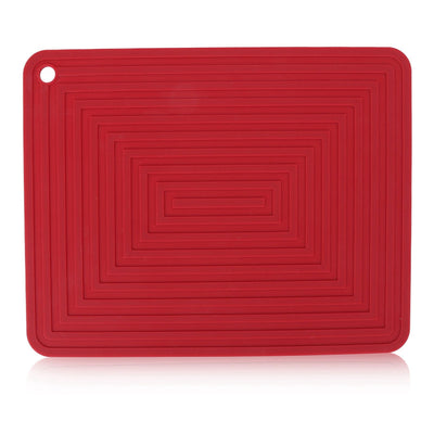 Dish Drying Pad Prevent Slip Flexible Insulated Placemat Silicone Drain Mat for Kitchen B