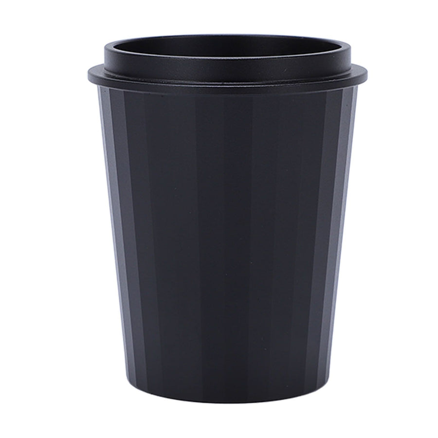51mm Coffee Dosing Cup Aviation Aluminum Alloy Cup Powder Feeder for Coffee Maker Bean Grinder Kitchen Black