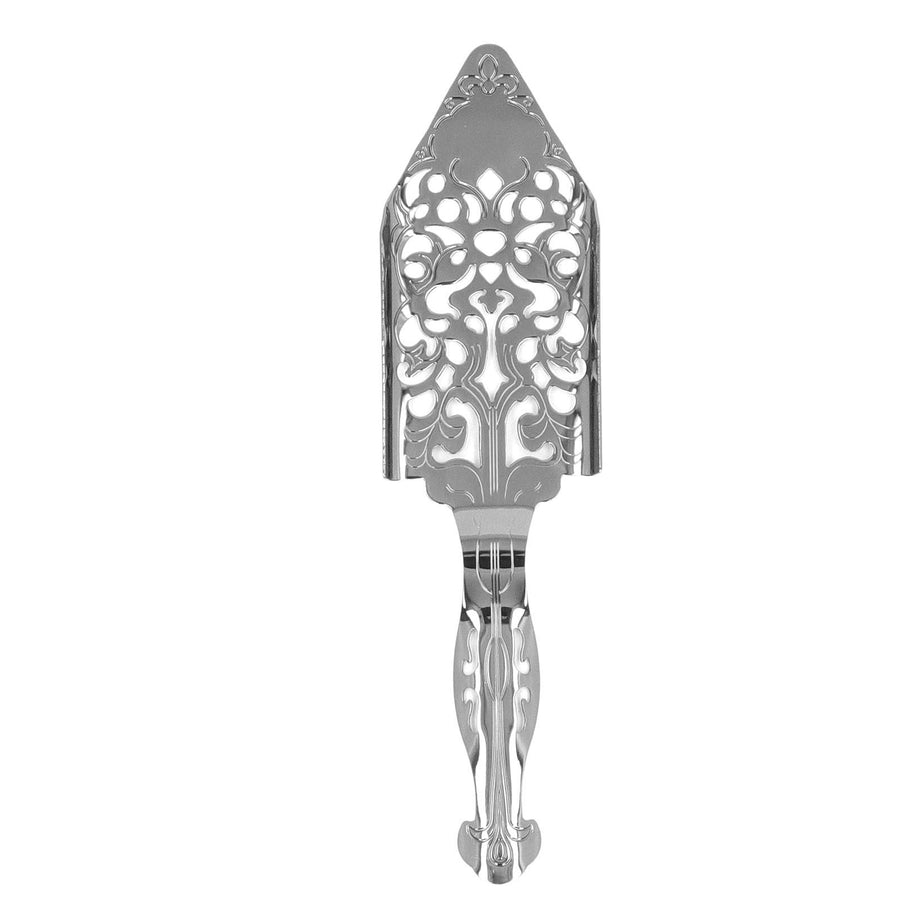 Absinthe Filter Spoon Stainless Steel Hollow Wormwood Cocktail Spoon Sugar Cube Filte Spoon for Bartending Silver