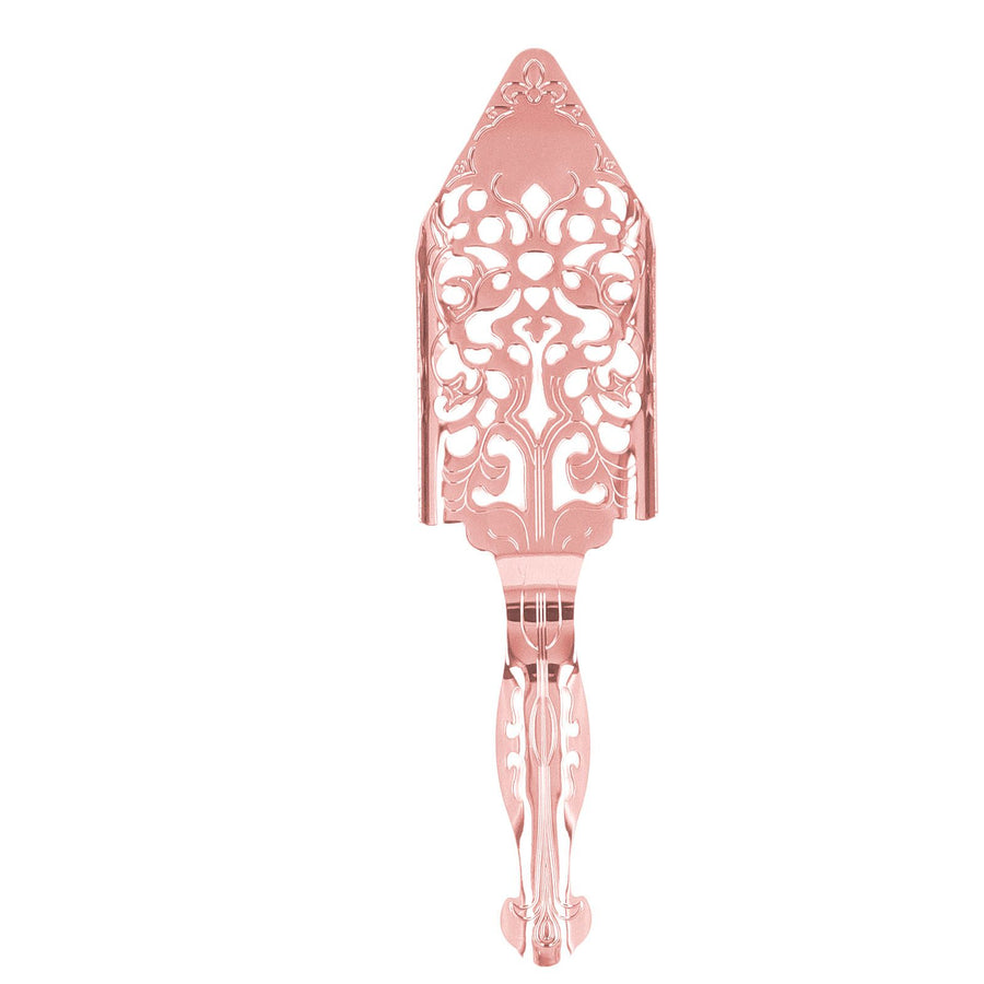 Absinthe Filter Spoon Stainless Steel Hollow Wormwood Cocktail Spoon Sugar Cube Filte Spoon for Bartending Rose Gold