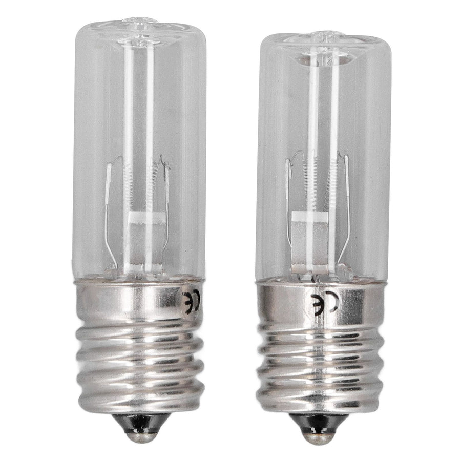 2Pcs Refrigerator Cabinet Light Deodorant Mite Removal E17 Lamp 10V 3W UVC Light Bulb