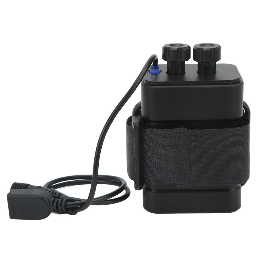 Battery Charge Case Box ABS Waterproof 8.4V for 6pcs 18650 Lithium Batteries USB DC Two Ports with Cable for Outdoor Traveling Camping
