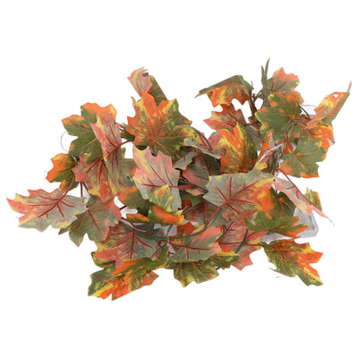 LED Maple Leaves String Light Plastic 2.2m 20LEDs Warm Light Autumn Decoration for Festival Party Garden