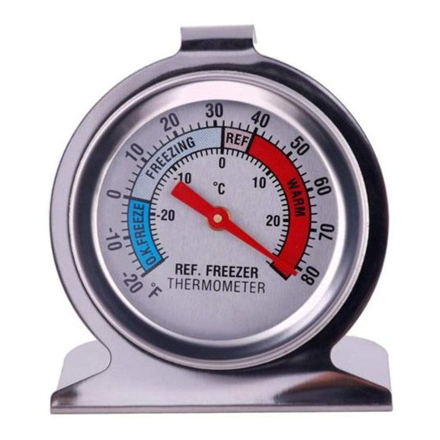 Refrigerator Thermometers Large Dial Fridge Freezer Thermometer with Hook