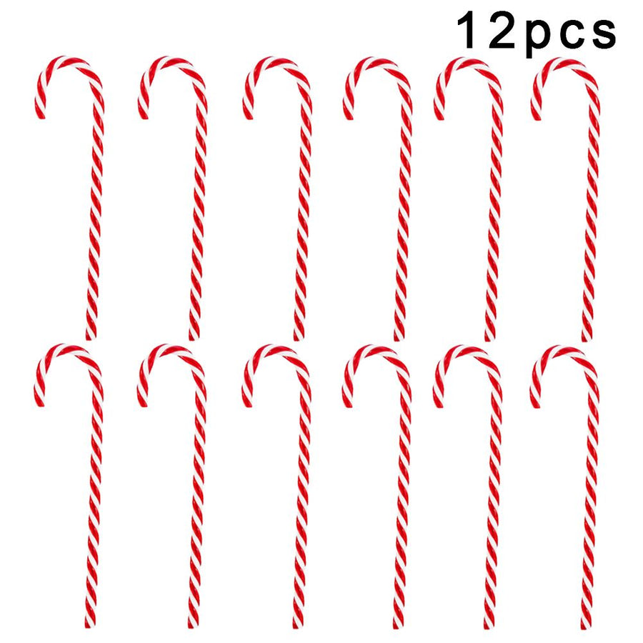 12Pcs 15cm Christmas Candy Canes Xmas Tree Hanging Ornaments Decoration