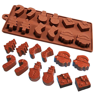 Christmas Mold Silicone Chocolate Mold Non Stick Baking Mold
