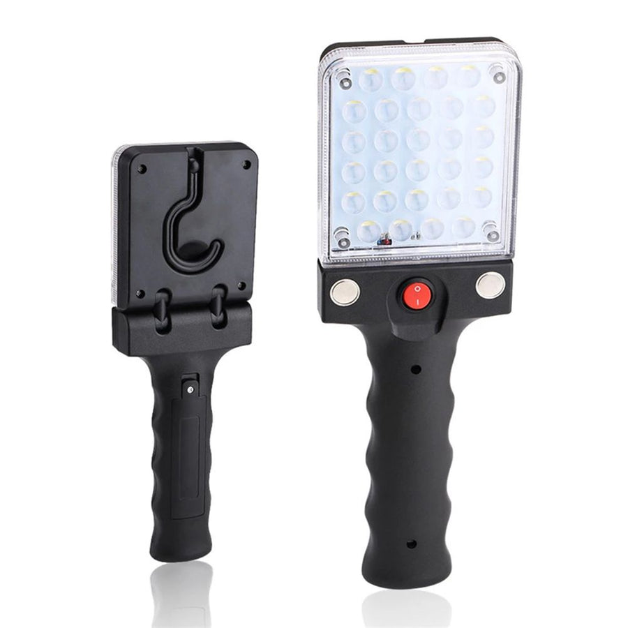 Rechargeable LED Work Light Portable Magnetic Flashlight Inspection Lamp for Car Repair Camping and Emergency