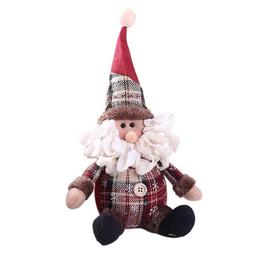 Fashion Cute Santa Snowman Deer Shaped Doll Christmas Doll Christmas Tree Hanging Ornament