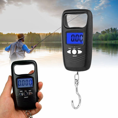 50kg Portable Fishing Digital Weight Scale Electronic Scale Pocket Hanging Hook Luggage Scale for Home Outdoor