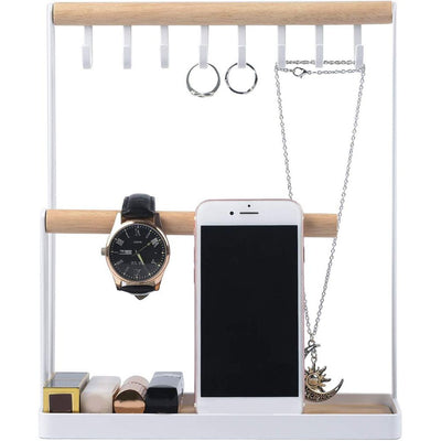 Wooden Jewelry Stand Multifunctional Jewelry Organizer Jewelry Display Stand