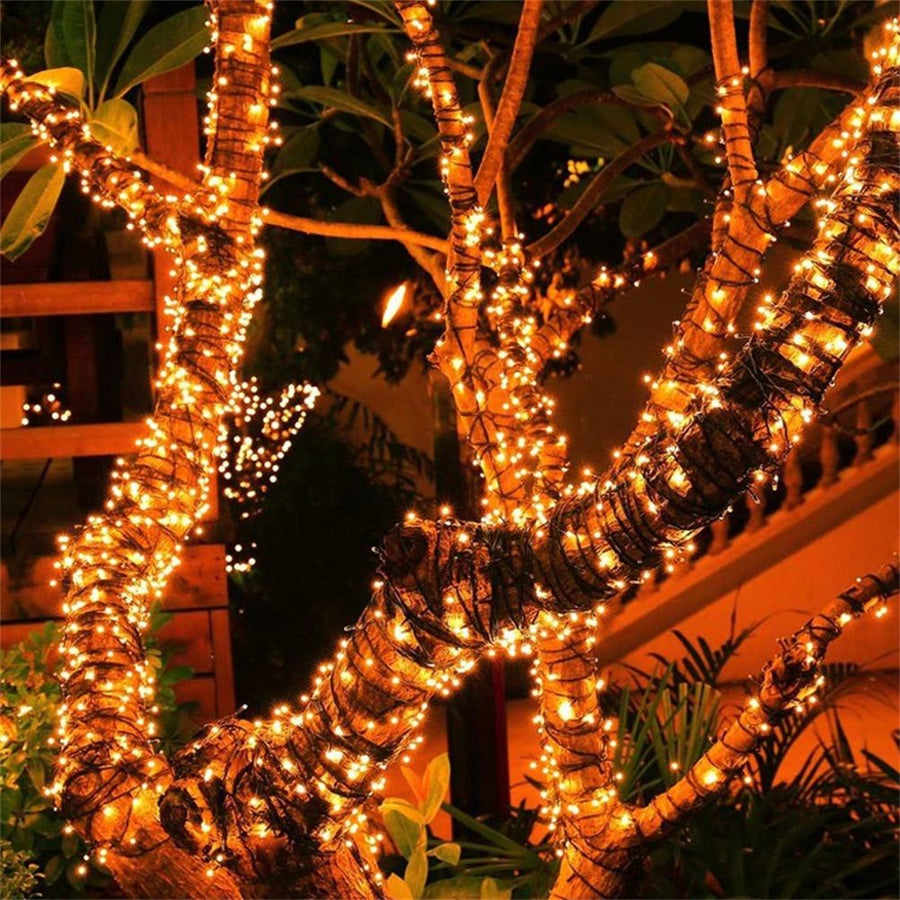 22M 200LEDs Solar String Light Waterproof Solar String Lights Outdoor Garden Solar Light Chain Holiday Christmas Tree Garland