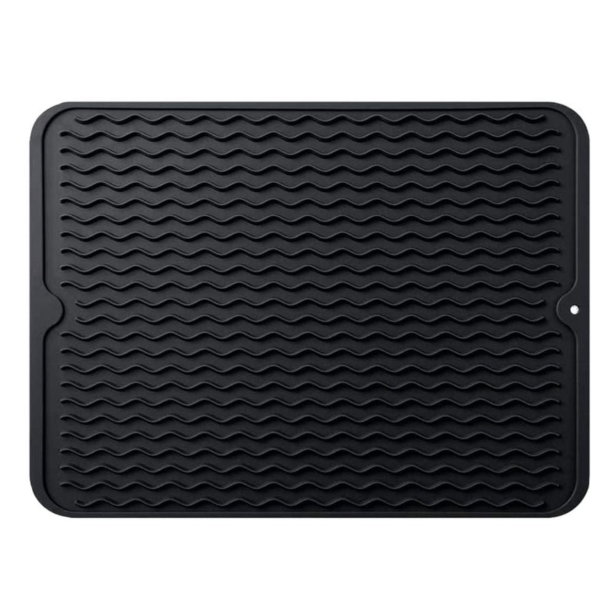 Silicone Drying Mat Silicone Heat Resistant Draining Mat 40 x 30 cm Non Slip Dish Drying Mat Kitchen Pot Coasters Place Mats