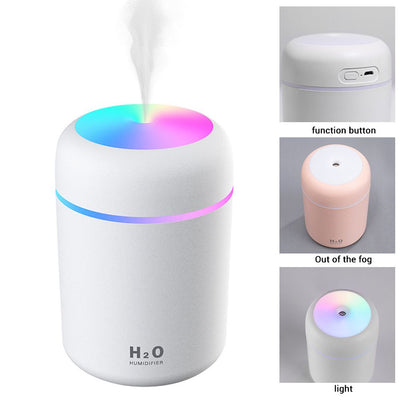 300ML Mini USB Humidifier with Night Light Mist Humidifier Air Humidifier For Room Office Desk