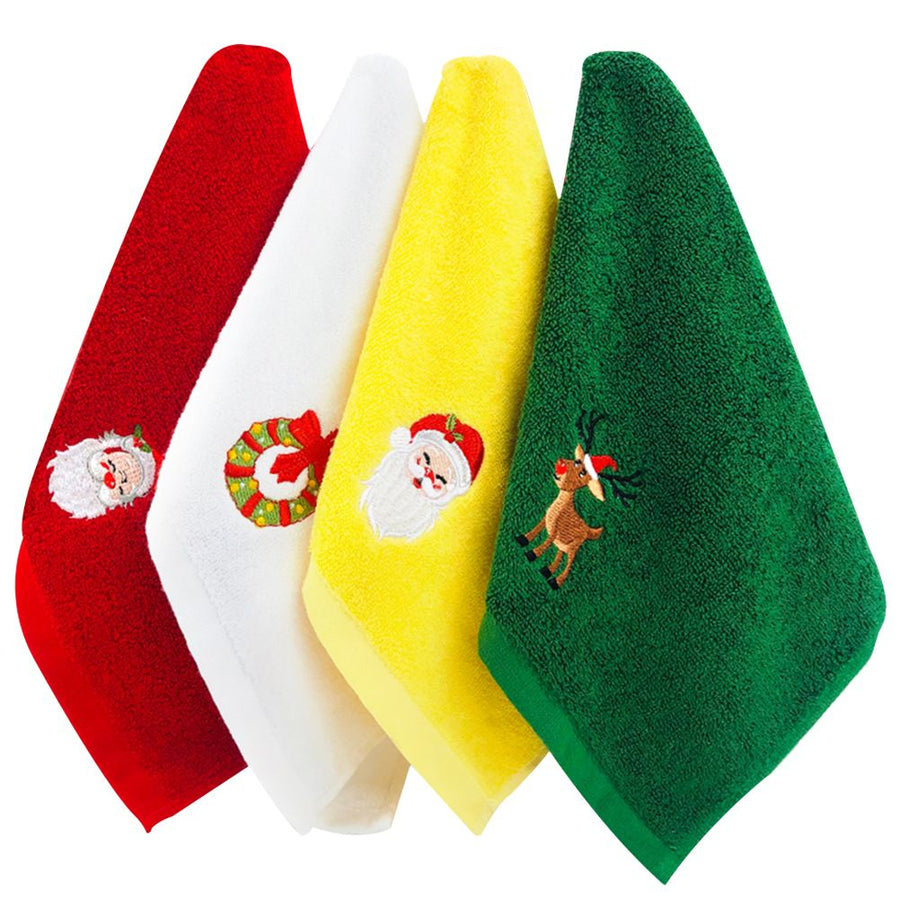 Cotton Christmas Hand Towels Premium Dish Towels Kitchen Towel Set for Home Kitchen Bar Towels