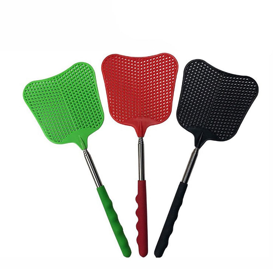 3pcs Stainless Steel Retractable Fly Swatter Fly Killer Anti Mosquito Insect Killer Tool
