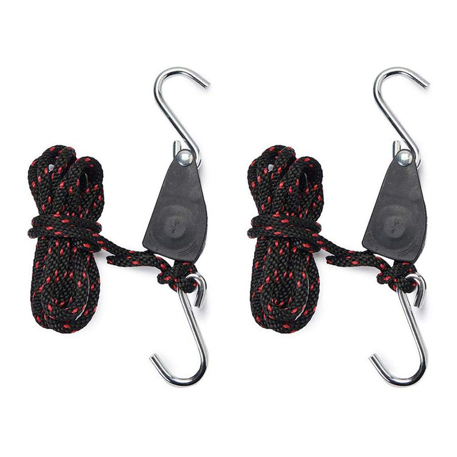 2PCS 1/4 Inch Lifting Pulley Rope Stainless Steel Rope Ratchet Sliding Lifting Ropes