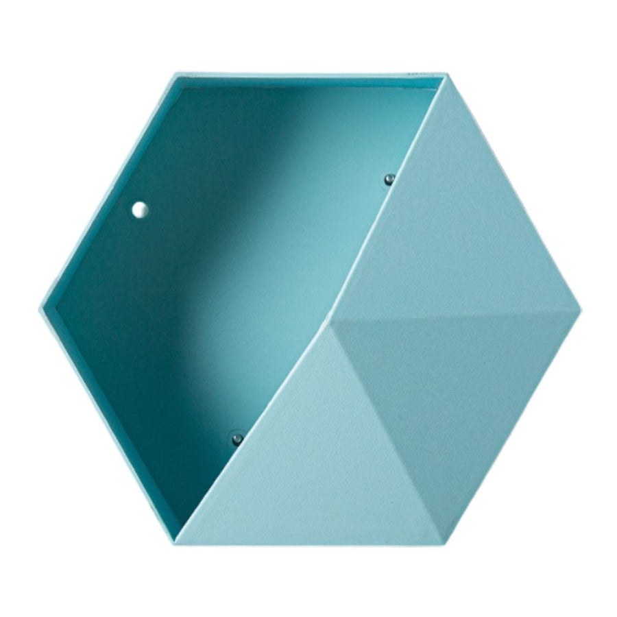 Hexagonal Wall Shelf Geometric Hexagonal Storage Shelf Simple Geometric Wall Floating Shelf