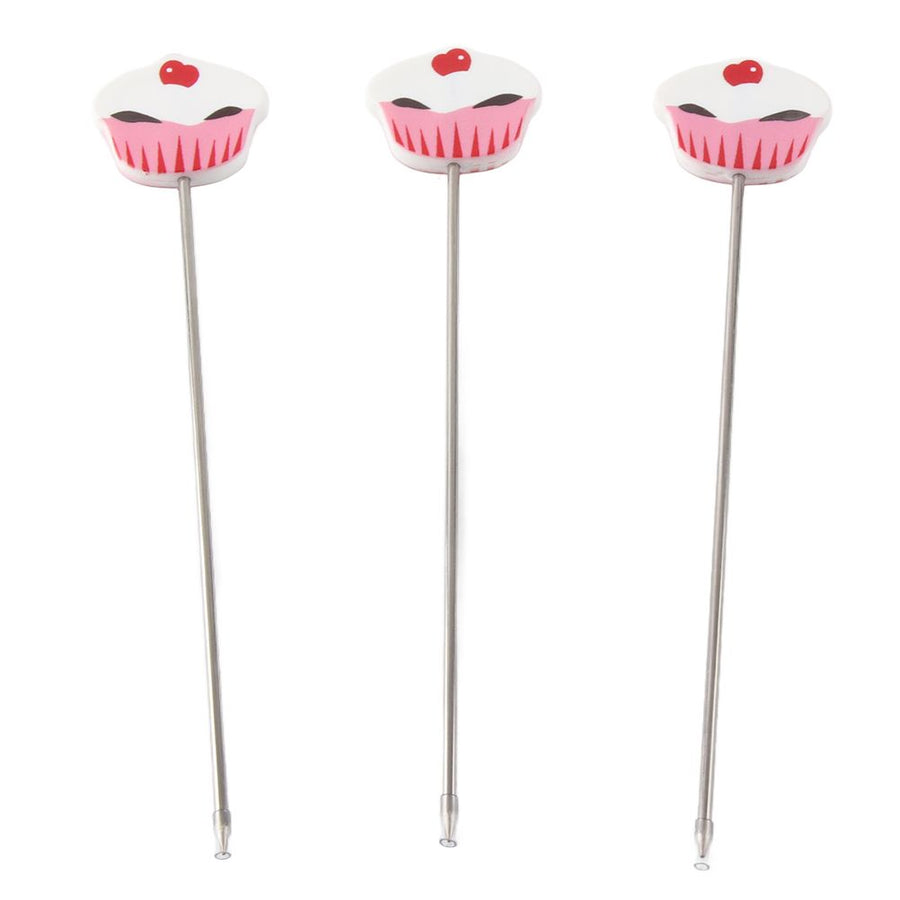 3Pcs Stainless Steel Cake Tester Probe Cake Tester Biscuits Baking Test Needle DIY Baking Tool for Cake Bread Muffin Testing