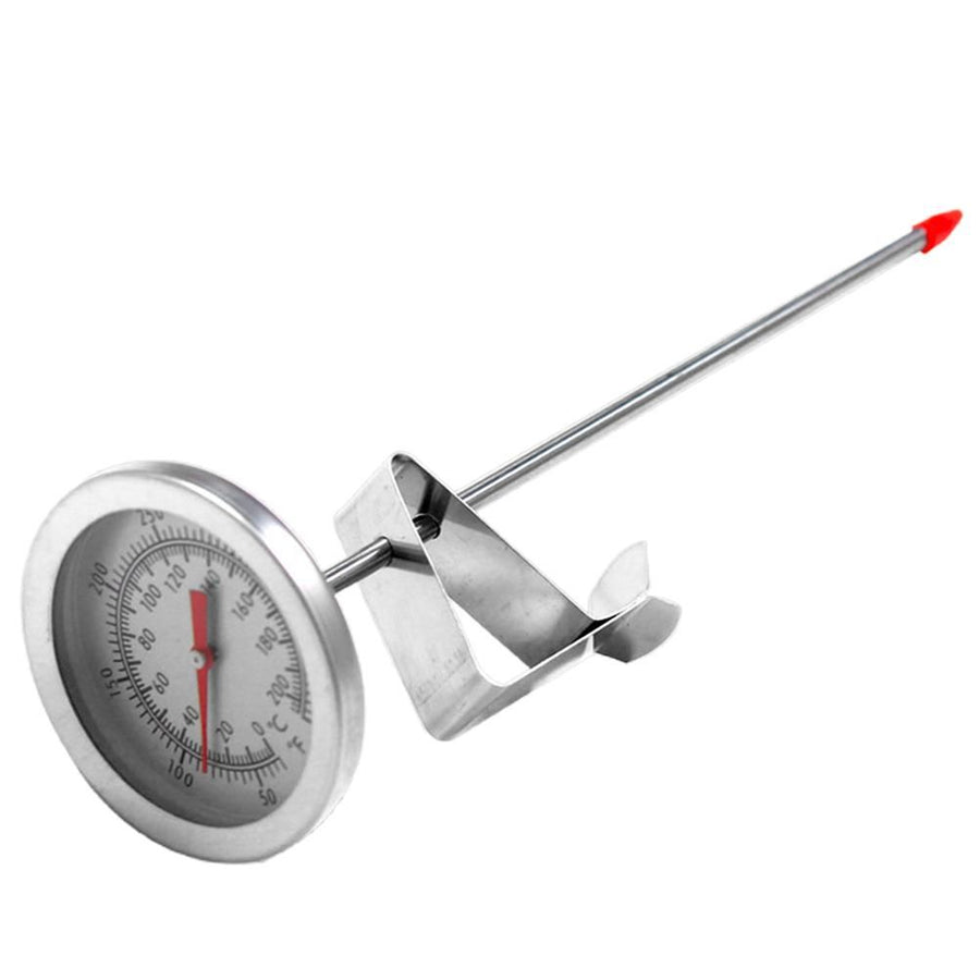Stainless Steel Frying Oil Thermometer Fryer Fries Fried Chicken Barbecue Thermometer Gauge