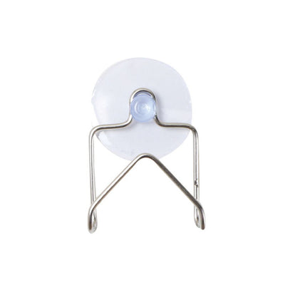 Kitchen Bathroom Drying Rack Stainless Steel Toilet Sink Suction Sponges Holder Rack Suction Cup Dish Cloths Holder
