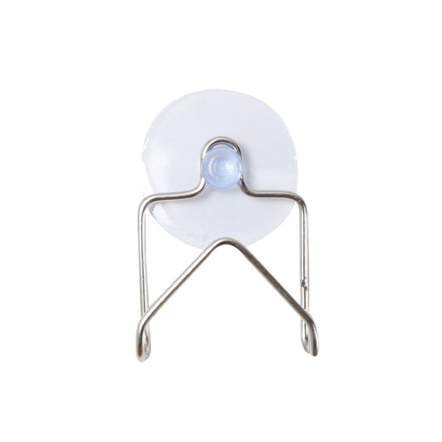 Kitchen Bathroom Drying Rack Stainless Steel Toilet Sink Suction Sponges Holder Rack Suction Cup Dish Cloths Holder