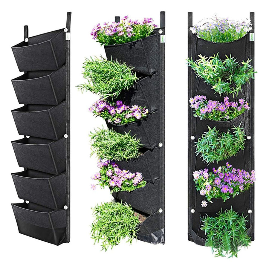Vertical Planter Wall Mounted Planting Bag Outdoor Greening Container Garden Planters Bag