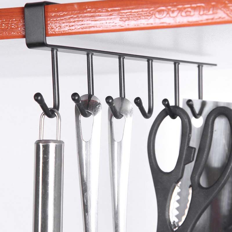 Cup Board Hanging Hook Cabinet Glass Mug Holder Rack Organizer Home Kitchen