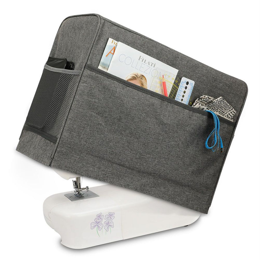 Waterproof Sewing Machine Dust Cover Sewing Equipment Cover Shell with Pockets Sewing Machine Storage Bag