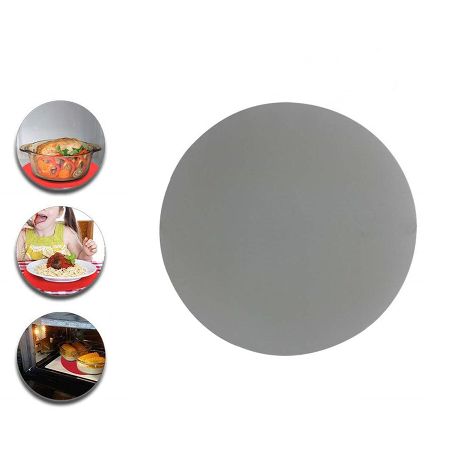 30cm Silicone Microwave Mat Non Stick Oven Mat Heat Resistant Microwave Turntable Mat