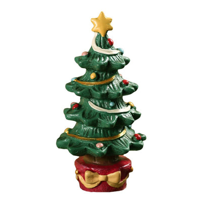 Fish Tank Aquarium Ornament Resin Christmas Tree Gift Box Ornament Christmas Landscaping Decor