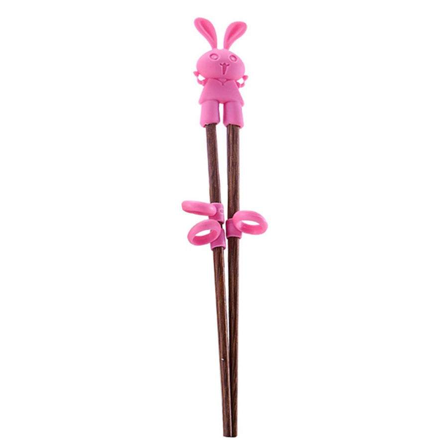 1 Pair Kids Wood Chopsticks Cartoon Children Chopsticks Learning Easy to Use Training Chopsticks for Children Kids