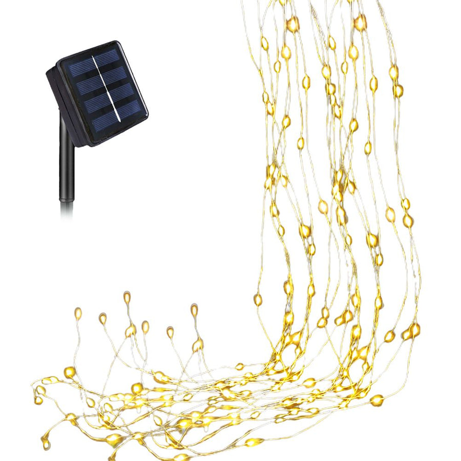 Solar Power 200LED Vines Tree String Lights Branch Tree Lights Wedding Plant Garden Room Decoration Light
