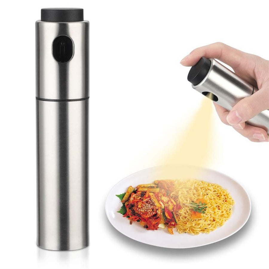 Olive Oil Sprayer for Cooking Oil Mister Stainless Steel Oil and Vinegar Sprayer Bottle for Barbecue Salad Cooking Baking