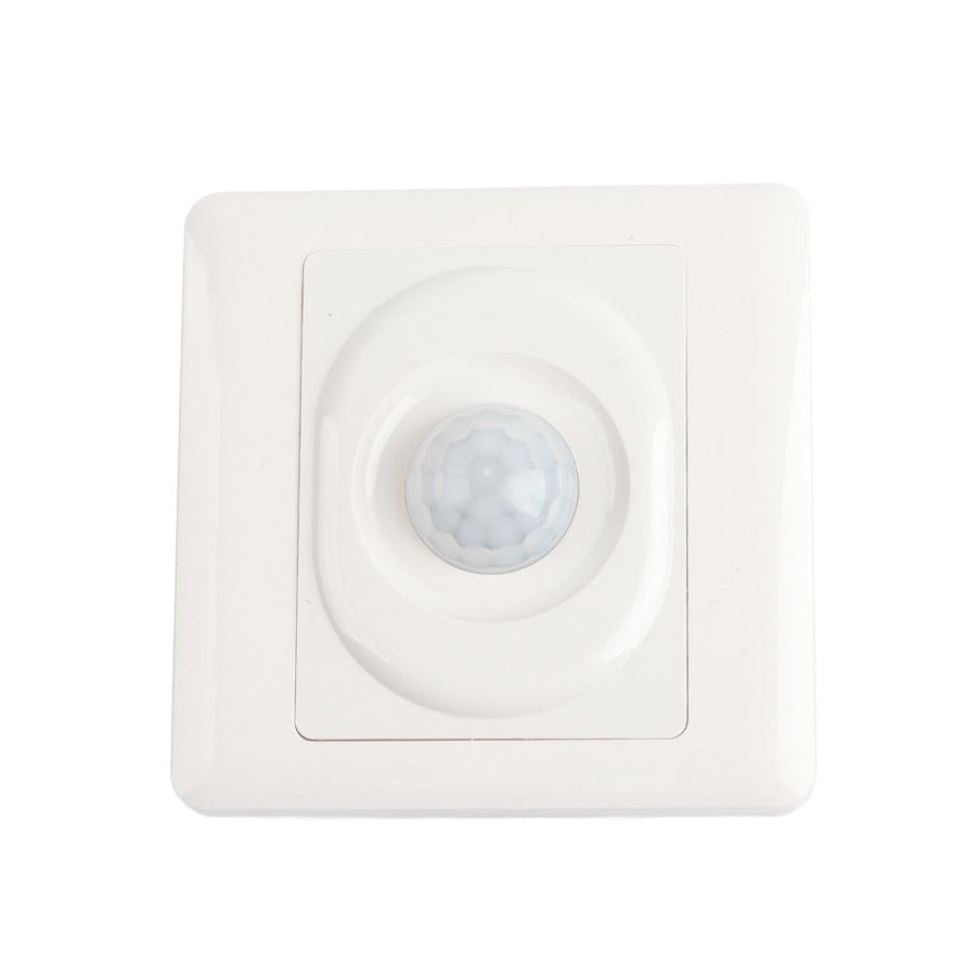 220V Automatic Infrared PIR Body Motion Sensor Switch Wall Mount LED Night Light