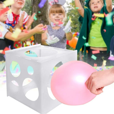 11 Holes Balloon Sizer Box Balloon Measurement Box for Birthday Party Wedding Decor