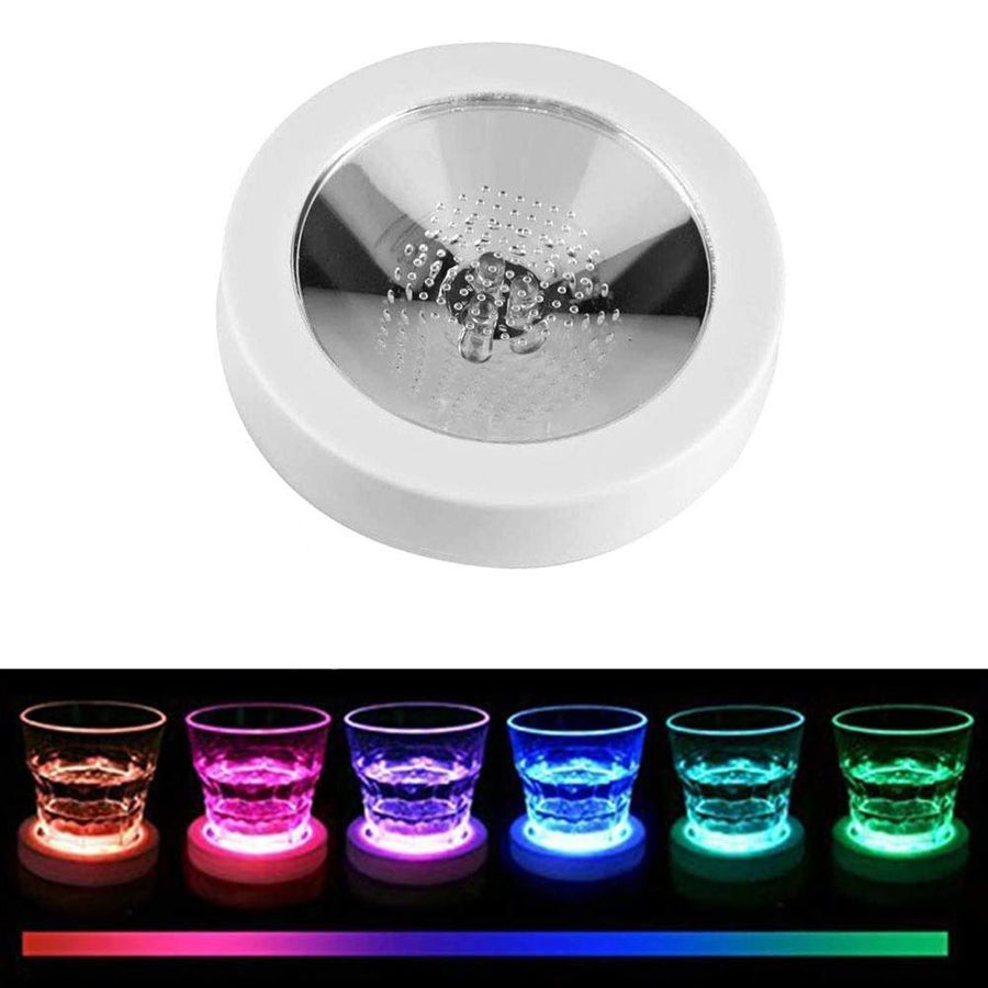 LED Drink Coasters Cup Coaster with Light Gravity Sensor Drink Pads for Bar Party Club