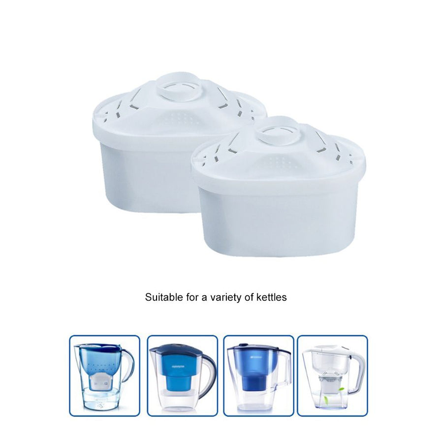 2Pcs Water Filter Cartridges Compatible with Brita Maxtra and Filter Cartridges for Brita Water Filters