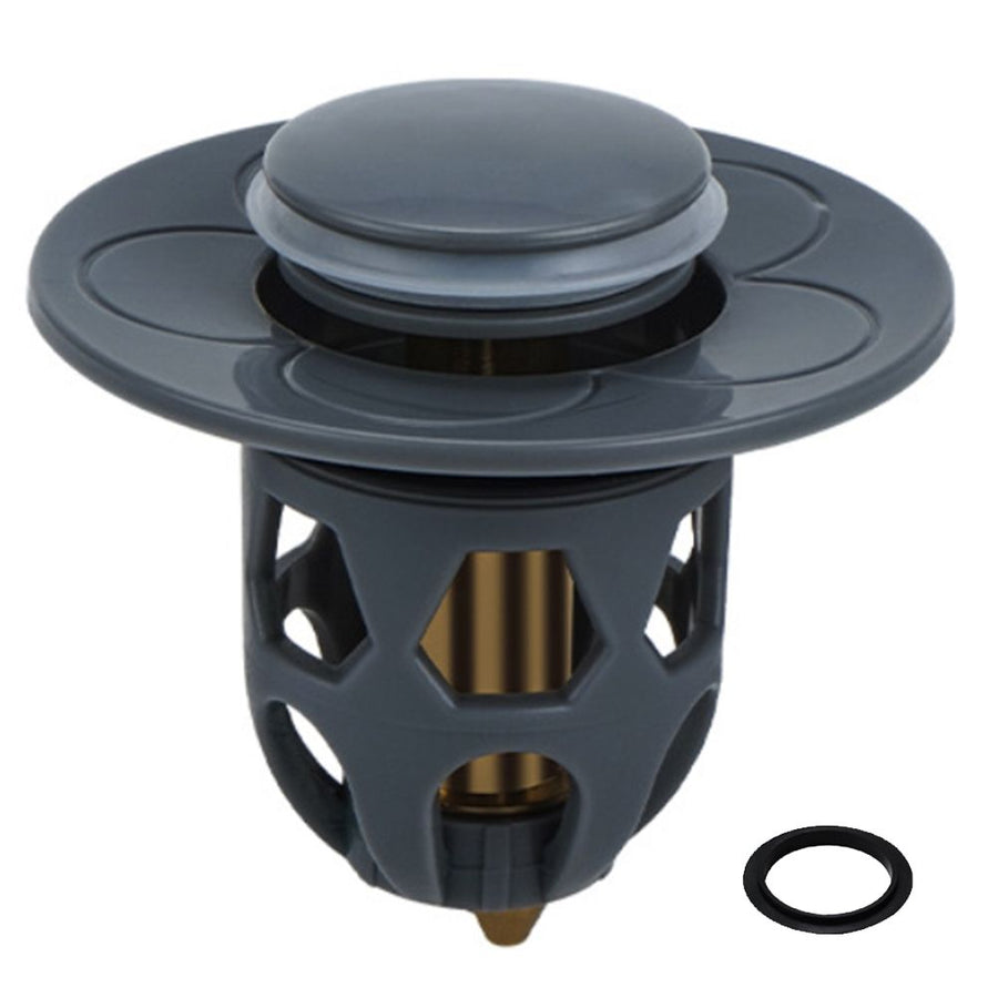 Sink Plug Stainless Steel Up Sink Plug Universal Drain Plug for Countertop Washbasin Bath Plug